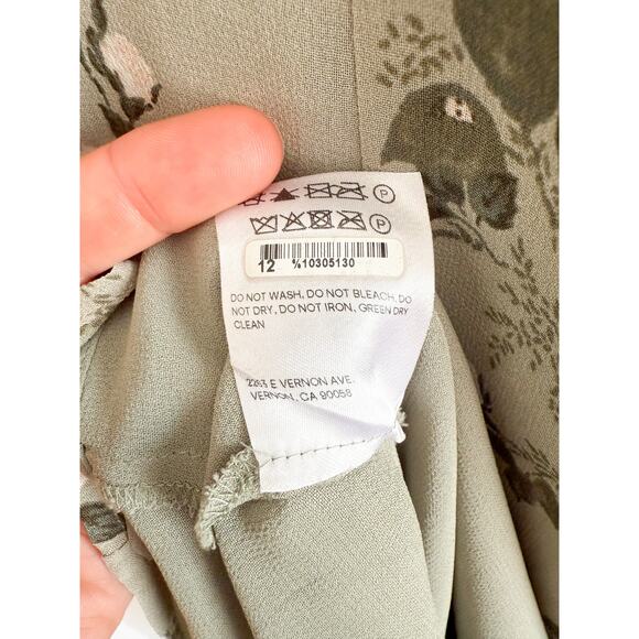 Reformation | Twilight Dress in Verde | Sz 6 - Picture 7 of 10